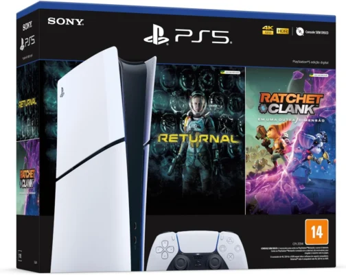 PlayStation®5 Slim Edição Digital com 2 Jogos - Imagem 2