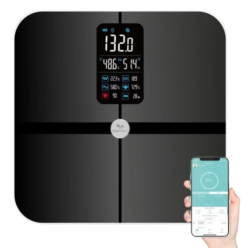 Balança Digital Corporal com Bioimpedância Intelligence App - Relaxmedic - Imagem 2