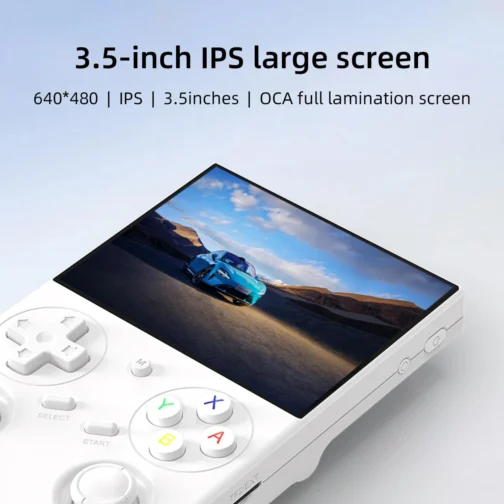 Voacle Console de Jogos Portátil Retrô Anbernic Rg35Xx Pro, Rg 35Xxpro com Suporte para Saída Hdmi, Wi-Fi 5G, Bluetooth 4.2, Tela Ips de 3,5", Sistema Linux Pré-Instalado com 4353 Jogos e Bateria - Imagem 4