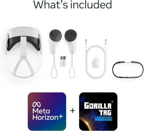 Meta Quest 3S 128 GB — Mergulhe na realidade mista — Dispositivo irreal. Preço irreal. — Fone de ouvido multifuncional — Obtenha um teste de 3 meses do Meta Horizon+ incluído - Imagem 10