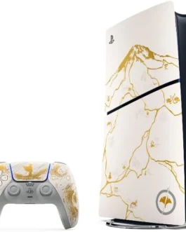 Pack do console PlayStation®5 – Edição Limitada Ouro – Ghost of Yōtei