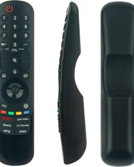 MR23GA/AKB76043102 Controle remoto de voz substituído adequado para LG Magic Smart TV 43/50/55/65/70/75/86/QLED Series TV 86QNED80 75UR8000AUA 70UR8000AUA (com função de voz)