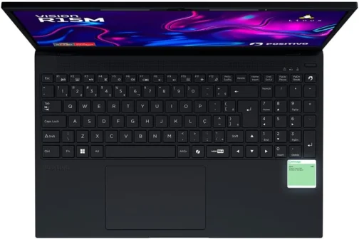 Notebook Positivo Vision R15M AMD Ryzen 5-5625U Linux 8GB RAM 256GB SSD Wi-Fi 6 Tela 15.6” Full HD IPS Antirreflexo - Minitela - Permite upgrade de memória RAM e SSD - Preto - Imagem 3
