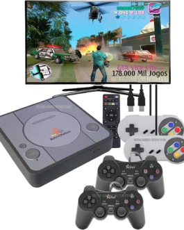 Video Game Retro PRO Max + 178 mil Jogos + 4 Controles + Atualizado