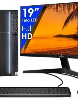 Computador Completo Intel Core i7 16GB SSD 480GB Monitor 19″ 4 Núcleos Super Turbo Pc Hdmi Teclado e Mouse Strong Tech