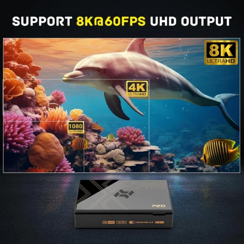 Kinhank Super Console X5 PRO Retro Game Console with 16000+Games, Android 12.0 OS, RockChip RK3588S, Emulator Console, 8K UHD Output, WI-FI 6, BT 5.0, SATA 3.1, Wireless Controller - Imagem 6