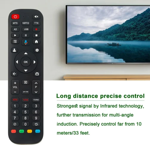 Controle remoto substituído por voz - ALLIMITY - Adequado para controle remoto 43 polegadas Smart TV 43 polegadas TV - Imagem 6