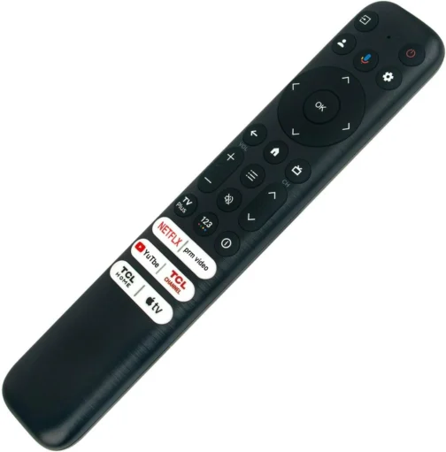 NTQinParts Controle remoto de substituição para TV de voz TCL 43S551F 43 polegadas, 50S551F 50 polegadas, 55S551F 55 polegadas S5 UHD 4K LED Smart TV (modelo 2024) - Imagem 3