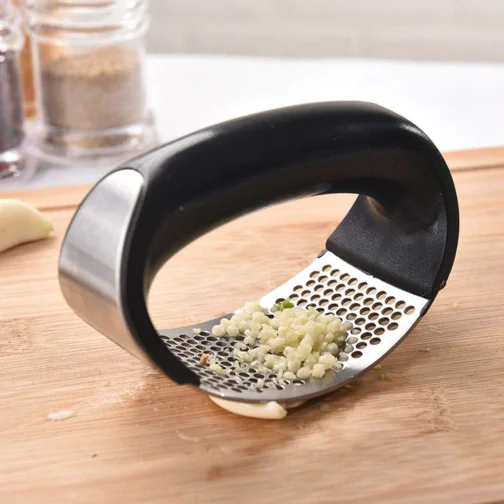 Espremedor Amassador de Alho em Aço Inox e ABS - Imagem 3