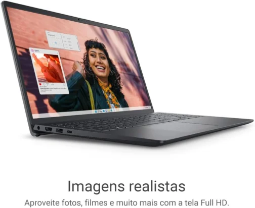 Notebook Dell 15 15-I1300-A80P, Intel Core i7-1355U, Windows 11 Home | 15.6 FHD 120 Hz IPS Antirreflexo, 16 GB RAM, SSD 1 TB, UHD Graphics, Wi‑Fi 6, USB‑3.2 Type-C, HDMI 1.4, Garantia de 1 Ano - Imagem 4