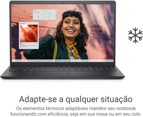 Notebook Dell 15 15-I1300-A80P, Intel Core i7-1355U, Windows 11 Home | 15.6 FHD 120 Hz IPS Antirreflexo, 16 GB RAM, SSD 1 TB, UHD Graphics, Wi‑Fi 6, USB‑3.2 Type-C, HDMI 1.4, Garantia de 1 Ano - Imagem 6