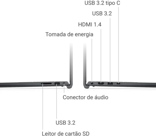 Notebook Dell 15 15-I1300-A80P, Intel Core i7-1355U, Windows 11 Home | 15.6 FHD 120 Hz IPS Antirreflexo, 16 GB RAM, SSD 1 TB, UHD Graphics, Wi‑Fi 6, USB‑3.2 Type-C, HDMI 1.4, Garantia de 1 Ano - Imagem 7