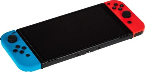 Console Nintendo Switch OLED - Azul e Vermelho Neon - Imagem 5