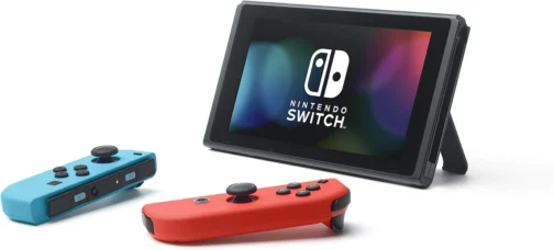 Console Nintendo Switch OLED - Azul e Vermelho Neon - Imagem 6