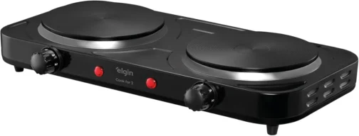 Fogão Elétrico Portátil Cooktop 2 Bocas Elgin - 110V - Imagem 2
