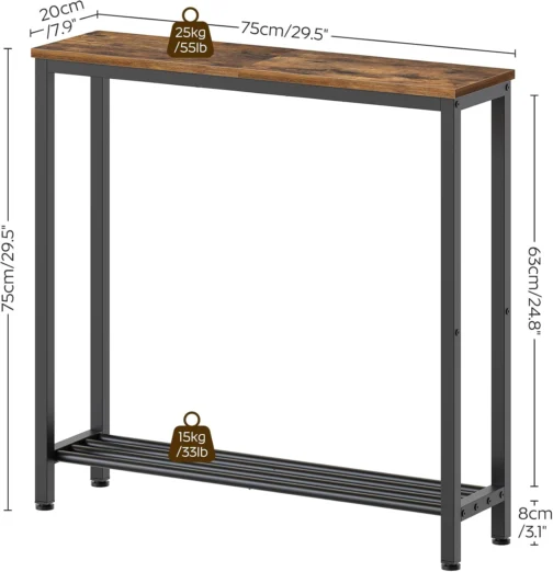 YATINEY Mesa de console CT03BR - Imagem 4