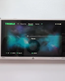 TRIMUI Smart Pro Handheld Game Console, Mini Game Player Compatible with More Than 20 formats of Games and 5 inch IPS High-Definition Screen, Portable Video Game Console (Grey 64G)
