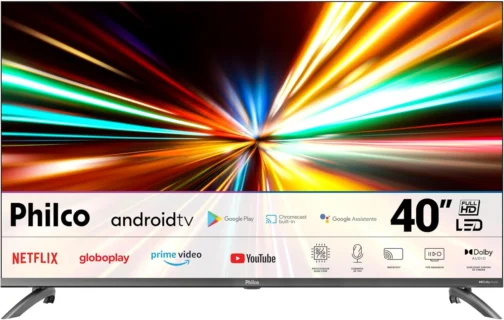 Smart TV 40” Philco LED Android TV Dolby Audio PTV40M9GACGB - Imagem 2
