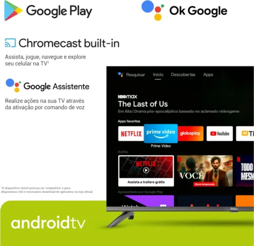Smart TV 40” Philco LED Android TV Dolby Audio PTV40M9GACGB - Imagem 8
