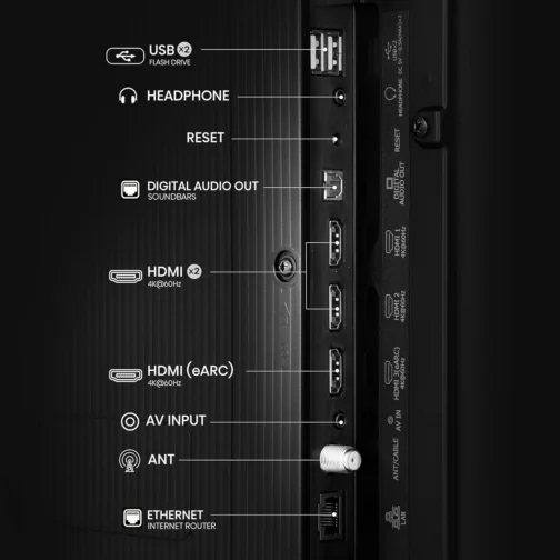 Hisense Smart TV 4K 55" Polegadas 55A6NV | Dolby Vision, HDR10, HLG, Dolby Gaming, Film Maker, DTS Virtual X, Compatibilidade Alexa - Imagem 11