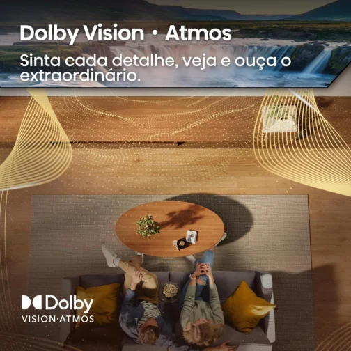 Hisense Smart TV 4K 55" Polegadas 55U6QV Mini LED | Dolby Vision, HDR10+, HDR10+ Adaptive, Dolby Vision IQ, Modo FilmMaker, Dolby Atmos, Compatibilidade Alexa - Imagem 9