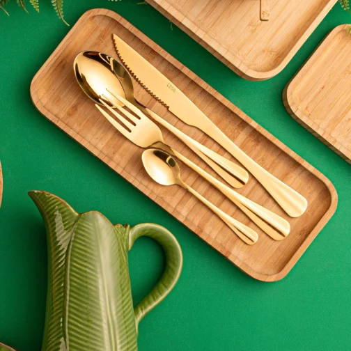 LYOR - Bandeja de Bambu Hire Marrom Natural 20cm - Mesa Posta - Organização - Utensílios de Cozinha - Enxoval - Decoração - Travessa Retangular - Petisqueira - Utilidades Domésticas - Imagem 6