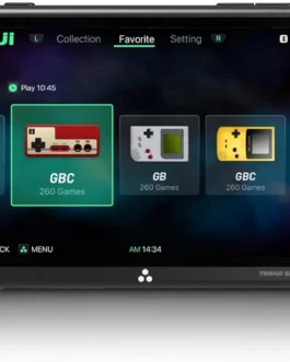 Smart Pro Handheld Game Console, Mini Player Compatível Com Mais De 20 Formatos Jogos E Tela Alta Definição Ips 5″, Console Videogame Portátil (Preto 128G)