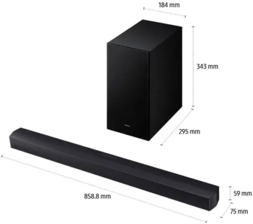 Samsung Combo Smart TV 43" QLED Full HD Q5F + Soundbar B Series HW B450F - Imagem 8