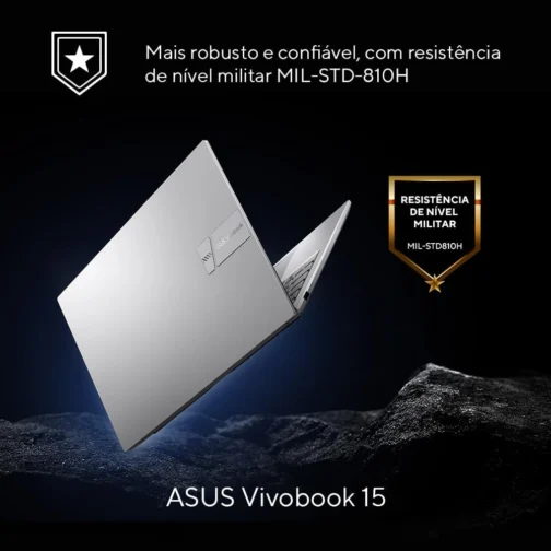 Notebook ASUS Vivobook 15, Intel Core i5, 8 GB, 512 GB SSD, KeepOS, 15.6'' FHD, Cool Silver - X1504VA-NJ1741 - Imagem 5