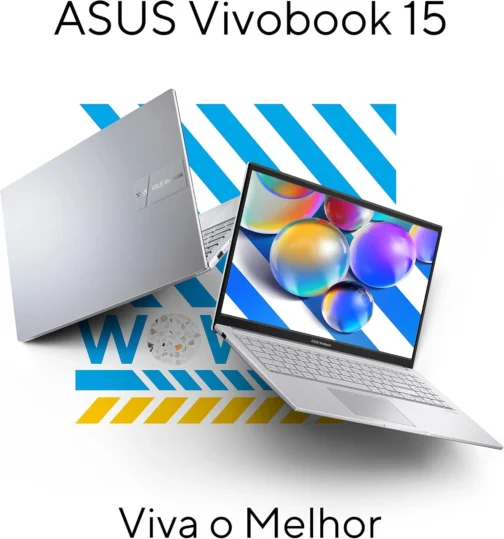 Notebook ASUS Vivobook 15, Intel Core i5, 8 GB, 512 GB SSD, KeepOS, 15.6'' FHD, Cool Silver - X1504VA-NJ1741 - Imagem 8