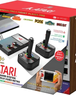ATARI GAMESTATION PRO + ATARI POCKET PLAYER PRO 2-IN-1 BUNDLE