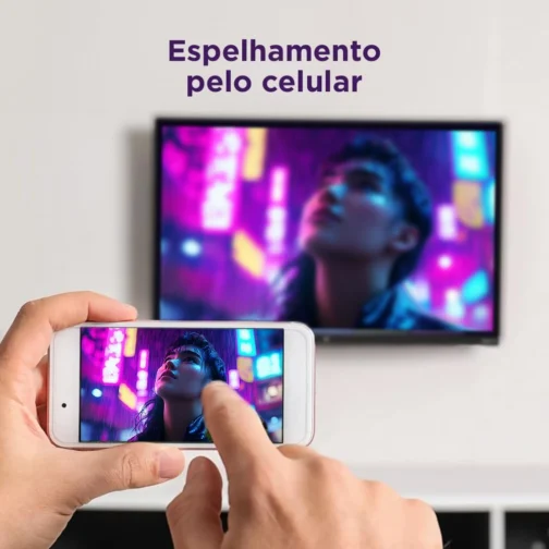 Smart TV DLED 32 HD Multi Essencial Roku 3HDMI 2USB Wi-Fi - Imagem 7
