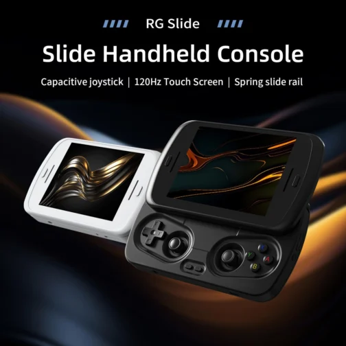 Anbernic RG Slide Handheld Game Console RG Slide 4.7-inch LTPS In-Cell Screen No Card Retro Game Console Unisoc T820 Portable Arcade Video Gaming Console Support AI WiFi Bluetooth HD and TV Output - Imagem 3
