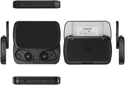 Anbernic RG Slide Handheld Game Console RG Slide 4.7-inch LTPS In-Cell Screen No Card Retro Game Console Unisoc T820 Portable Arcade Video Gaming Console Support AI WiFi Bluetooth HD and TV Output - Imagem 8