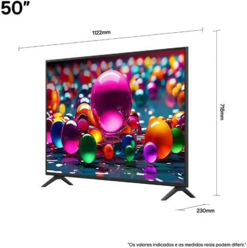 Smart TV 4K 50" LG UHD 50UA85 Processador α7 AI Ger8 4K Super Upscaling Google Cast Alexa Integrado Controle AI Smart Magic WebOS 25 - Imagem 8
