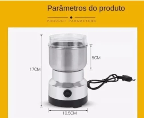 Moedor triturador de Grãos Café Elétrico 200w Temperos Amendoim 110v Pó - Imagem 4