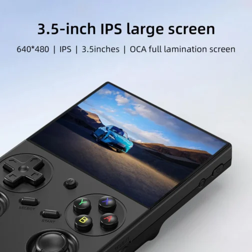 Voacle Console de Jogos Portátil Retrô Anbernic Rg35Xx Pro, Rg 35Xxpro com Suporte para Saída Hdmi, Wi-Fi 5G e Bluetooth 4.2, Tela Ips de 3,5", Sistema Linux Pré-Instalado com 4353 Jogos e Bateria - Imagem 4