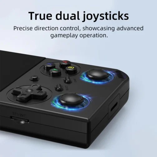 Voacle Console de Jogos Portátil Retrô Anbernic Rg35Xx Pro, Rg 35Xxpro com Suporte para Saída Hdmi, Wi-Fi 5G e Bluetooth 4.2, Tela Ips de 3,5", Sistema Linux Pré-Instalado com 4353 Jogos e Bateria - Imagem 5