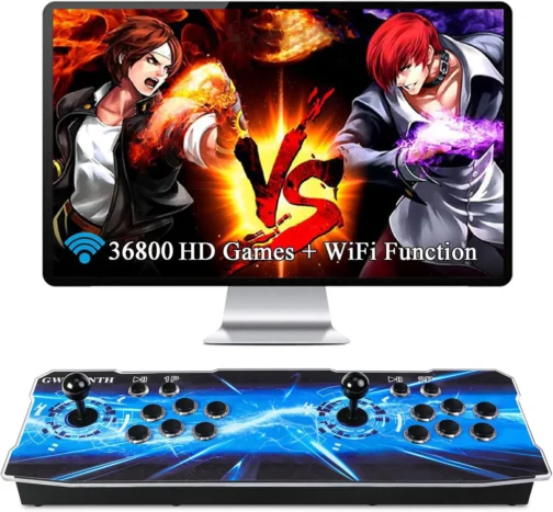 GWALSNTH Console de Jogos Arcade 3D Pandora Box 18S Pro, Máquina de Videogame Hd com 36800 Jogos Em 1, Plug And Play para Jogar Em Casa, Função Wi-Fi. - Imagem 2