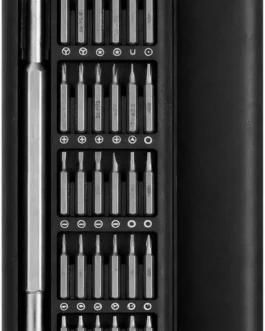 Kit Chave de Fenda de Precisão 24 em 1 com Estojo Magnético – Conjunto Profissional para Reparos em Celular, Notebook, Relógios, Óculos e Eletrônicos