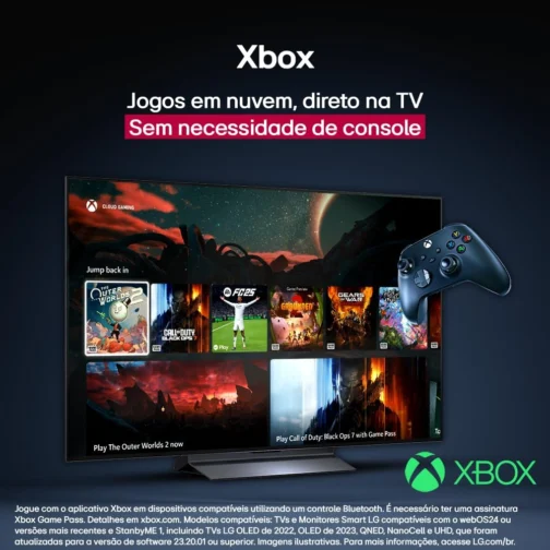 Smart TV 4K 50" LG QNED73 Portal de Games Processador AI α7 Gen8 4K Super Upscaling Google Cast Integrado Controle AI Magic WebOS 25 Modo Esportes Alerta de Esportes - Imagem 13