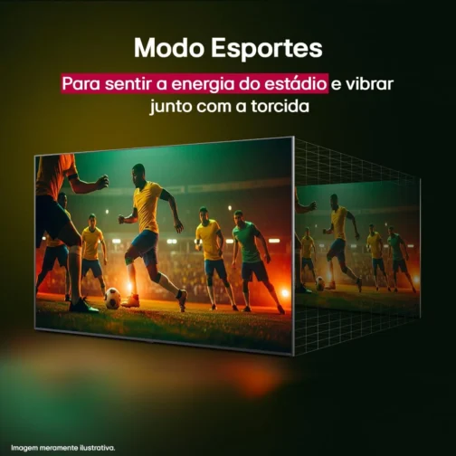 Smart TV 4K 50" LG QNED73 Portal de Games Processador AI α7 Gen8 4K Super Upscaling Google Cast Integrado Controle AI Magic WebOS 25 Modo Esportes Alerta de Esportes - Imagem 20