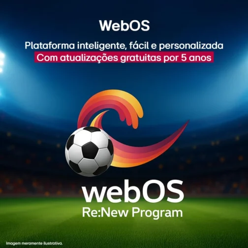 Smart TV 4K 50" LG QNED73 Portal de Games Processador AI α7 Gen8 4K Super Upscaling Google Cast Integrado Controle AI Magic WebOS 25 Modo Esportes Alerta de Esportes - Imagem 22