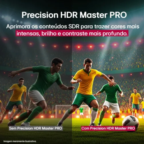 Smart TV 4K 50" LG QNED73 Portal de Games Processador AI α7 Gen8 4K Super Upscaling Google Cast Integrado Controle AI Magic WebOS 25 Modo Esportes Alerta de Esportes - Imagem 23