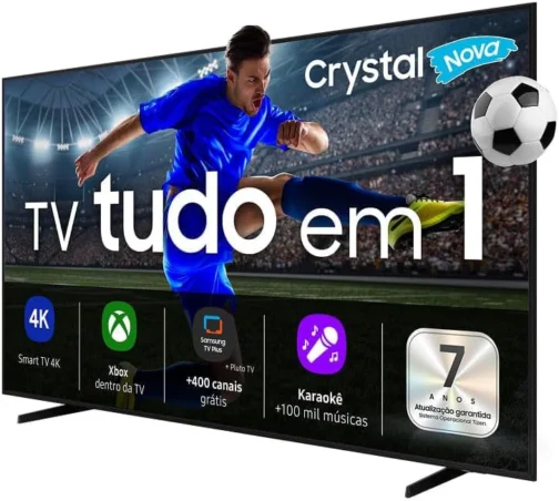 Smart TV 55" Crystal UHD 4K U8600F + Smart TV 43" QLED Full HD - Imagem 5