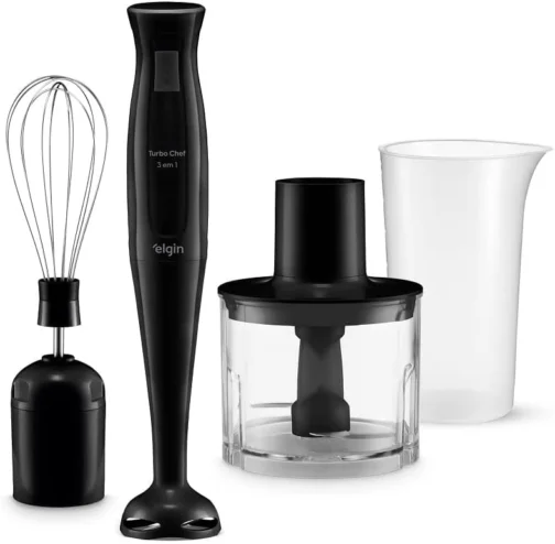 Mixer Vertical Turbo Chef Elgin 3 em 1 200W Preto 110v - Imagem 2