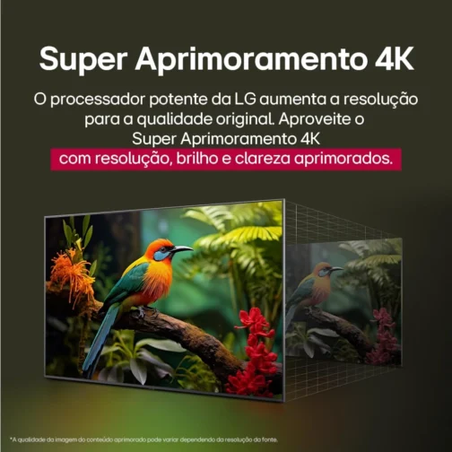 Smart TV 4K 55" LG UHD 55UA85 Processador α7 AI Ger8 4K Super Upscaling Google Cast Alexa Integrado Controle AI Smart Magic WebOS 25 - Imagem 19