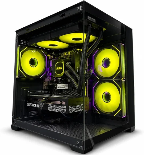 PC GAMER RYZEN 7 5700X, B550M, WI-FI, 32GB RAM, NVME 1TB, NVIDIA RTX 5060 8GB - Imagem 2