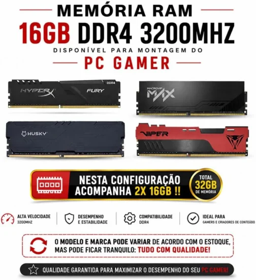 PC GAMER RYZEN 7 5700X, B550M, WI-FI, 32GB RAM, NVME 1TB, NVIDIA RTX 5060 8GB - Imagem 9