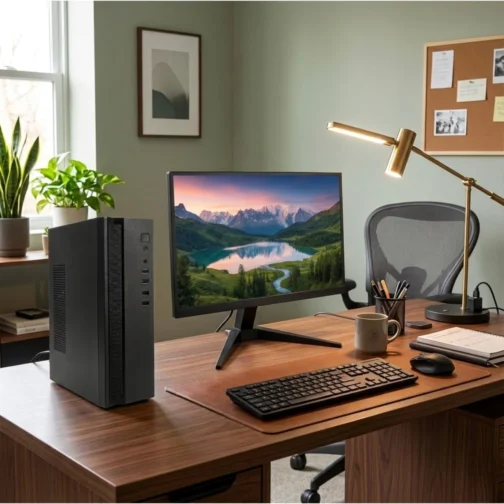 PC Home Office Intel Core i5-3470 3.2GHz 120GB SSD, 8GB RAM DDR3 com Fonte 250W Bivolt, Entradas USB HD.MI, Windows - Imagem 6
